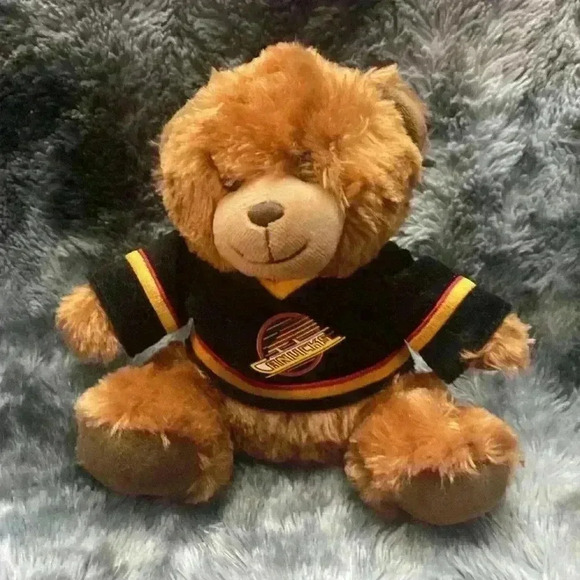 Vancouver Canucks NHL Hockey 
Jersey Teddy Bear Plush  by Forever
Collectibles - Picture 10 of 15